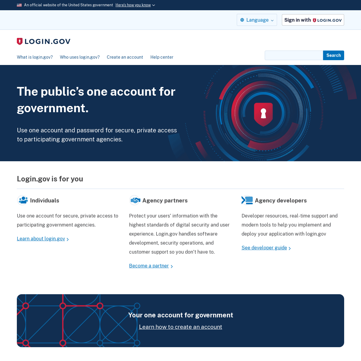 A complete backup of https://login.gov