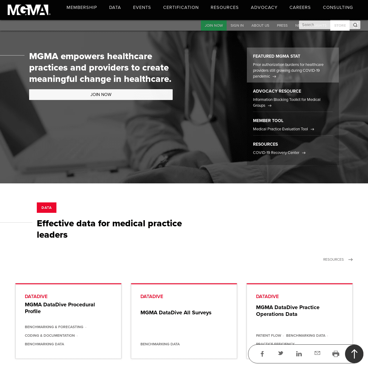 A complete backup of https://mgma.com