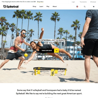 A complete backup of https://spikeball.com