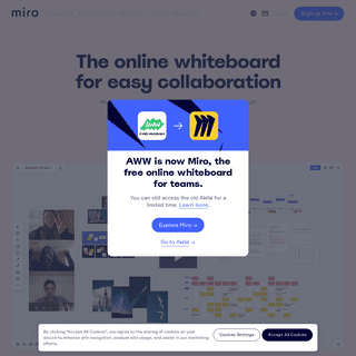 Online Whiteboard - Collaborative Free Online Whiteboard - Miro