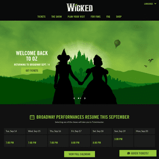 A complete backup of https://wickedthemusical.com