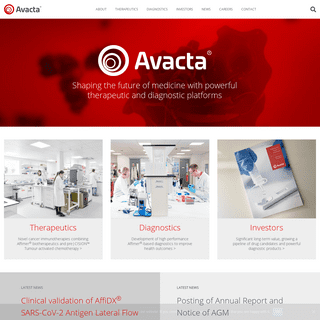 A complete backup of https://avacta.com