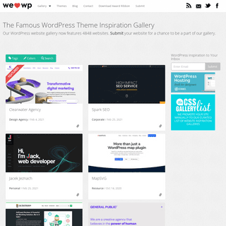 Best WordPress Site Design Inspiration - Blogs & Themes - WeLoveWP