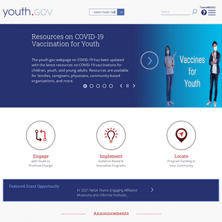 A complete backup of https://youth.gov