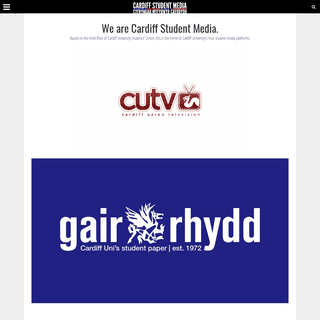 Cardiff Student Media - Home of Gair Rhydd, Quench, CUTV and Xpress
