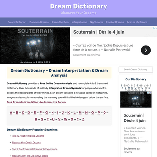 A complete backup of https://dreamdictionary.org