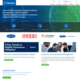 CPQ - Customer Communications Management - Enterprise Solutions - Cincom Systems