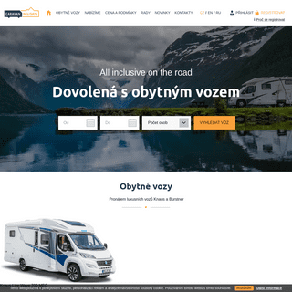 A complete backup of https://caravanholidays.cz
