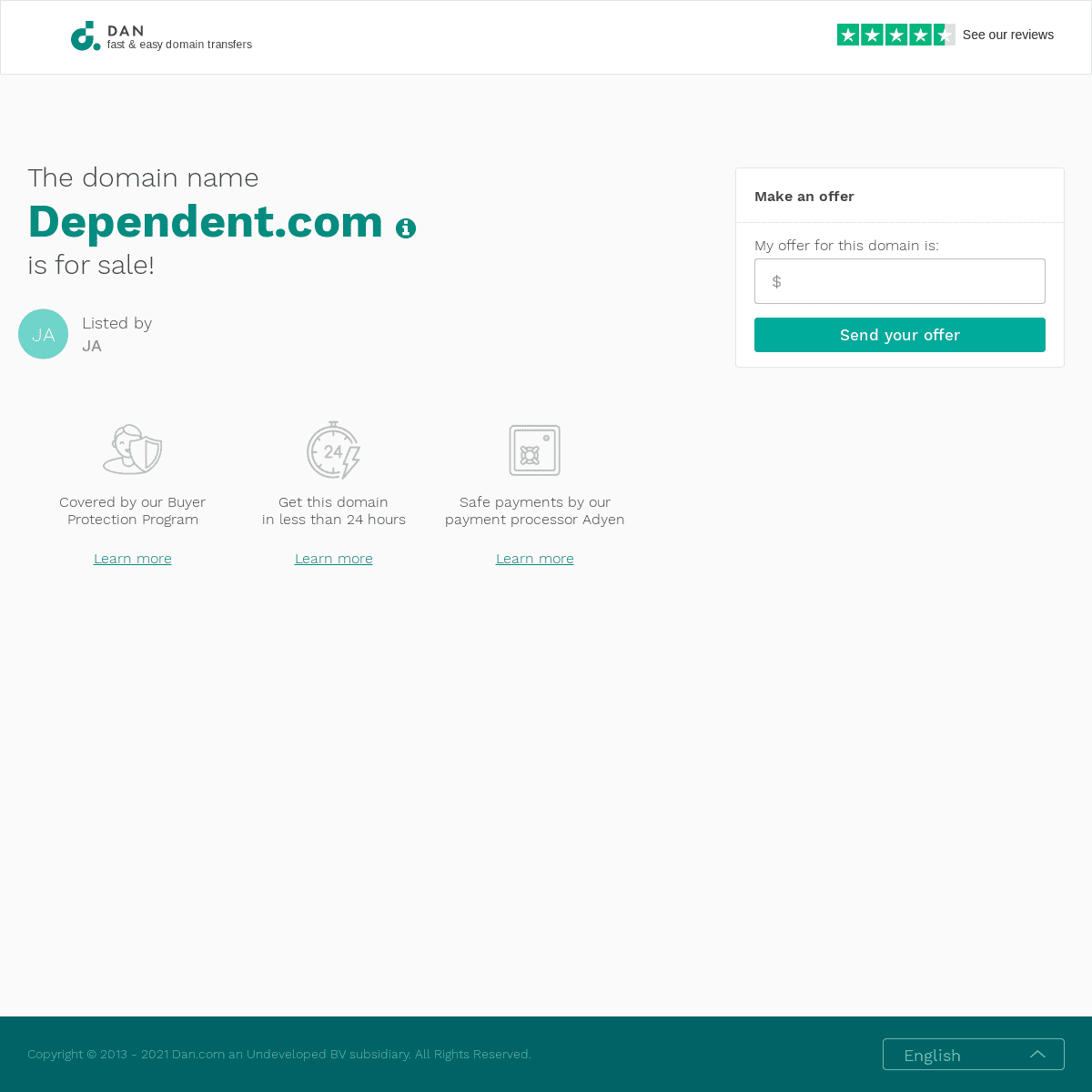 A complete backup of https://dependent.com