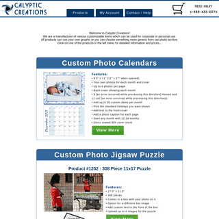 Calyptic Creations - Personalized Calendars, Photo Puzzle Maker, Custom Calendars, Personalized Wine Labels and more!