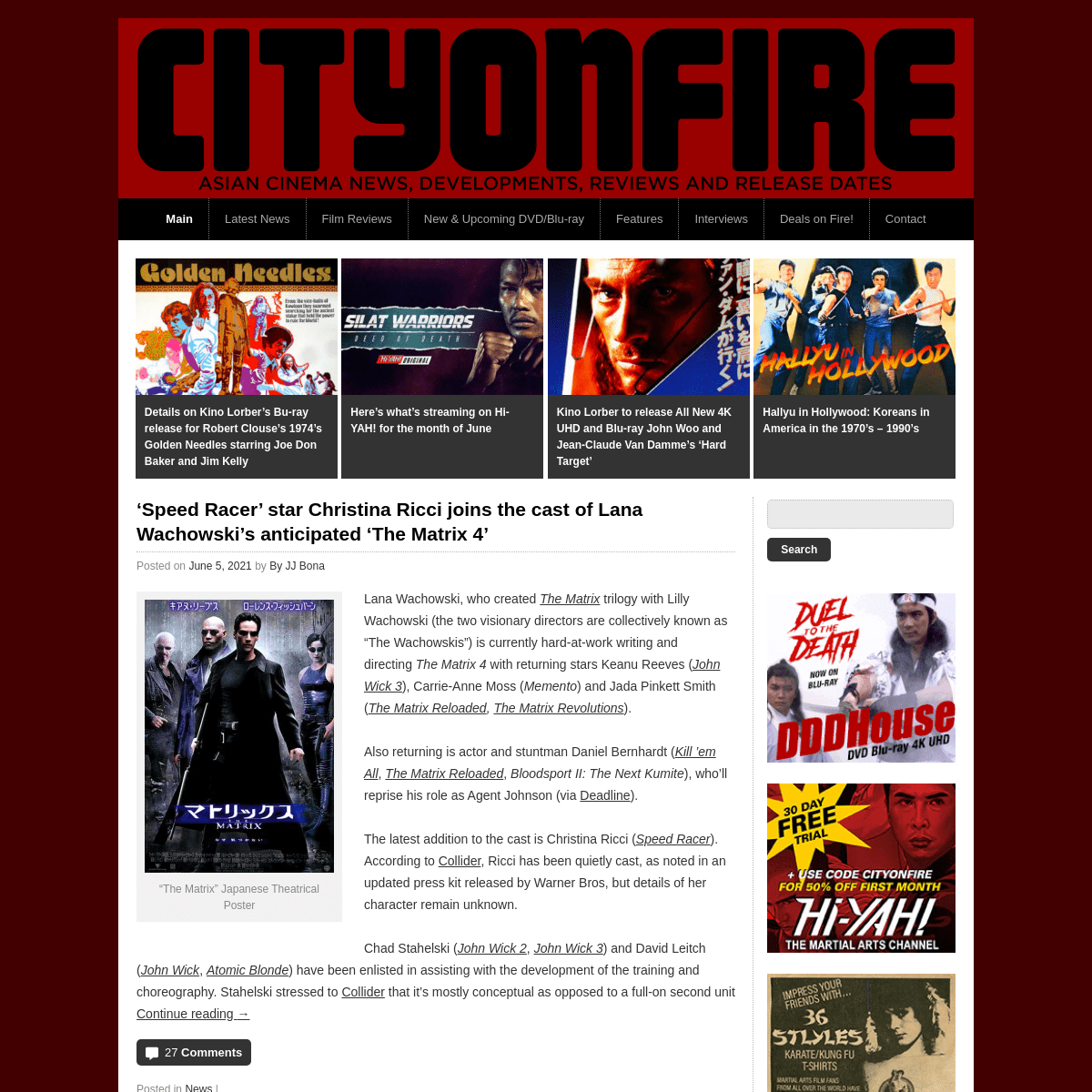 A complete backup of https://cityonfire.com