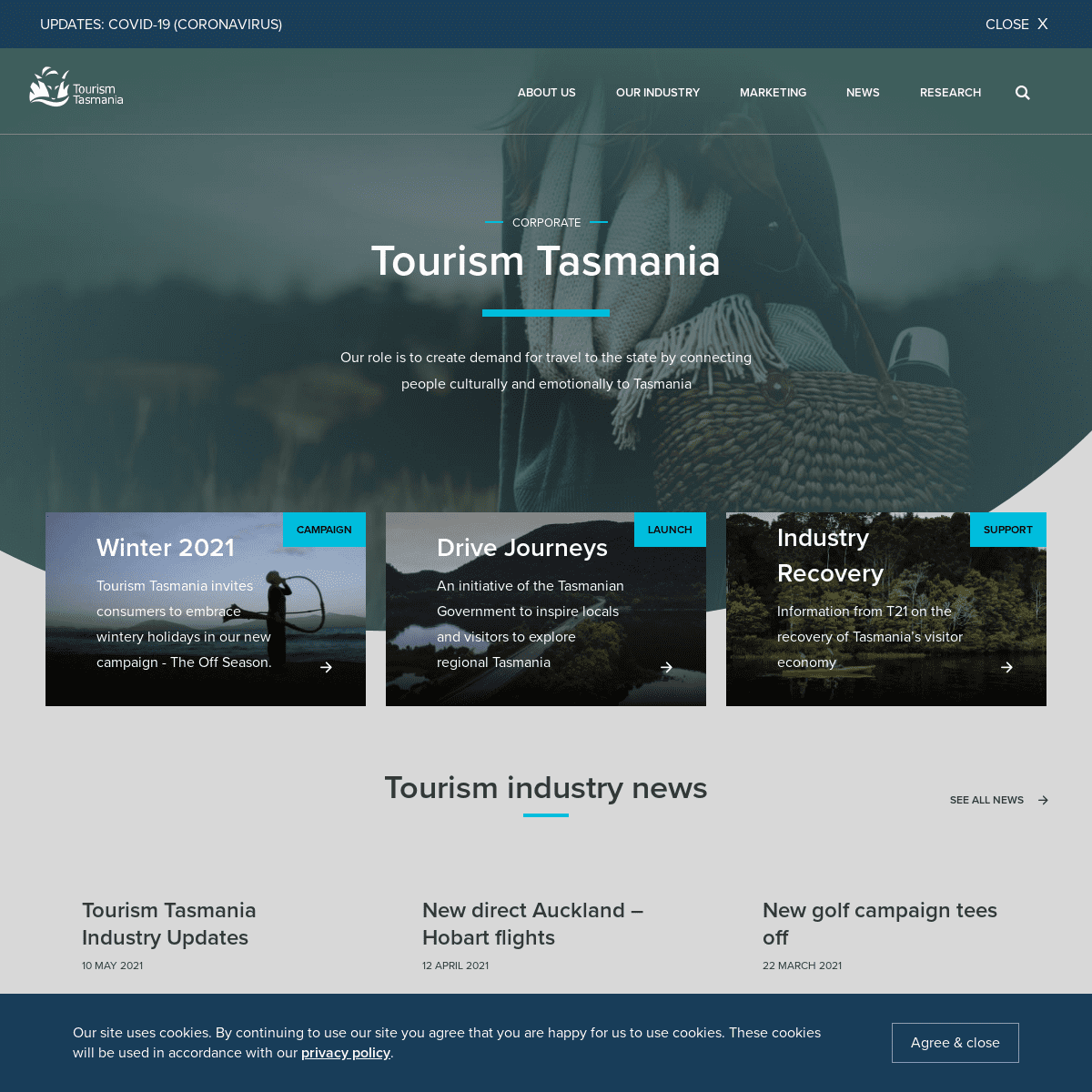 A complete backup of https://tourismtasmania.com.au