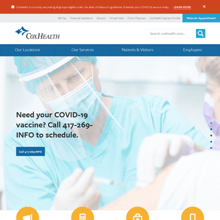 A complete backup of https://coxhealth.com