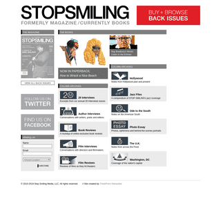 Stop Smiling Magazine -- Interviews and Reviews- Film + Music + Books -- Based in Chicago and New York