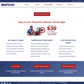 A complete backup of https://mapcon.com