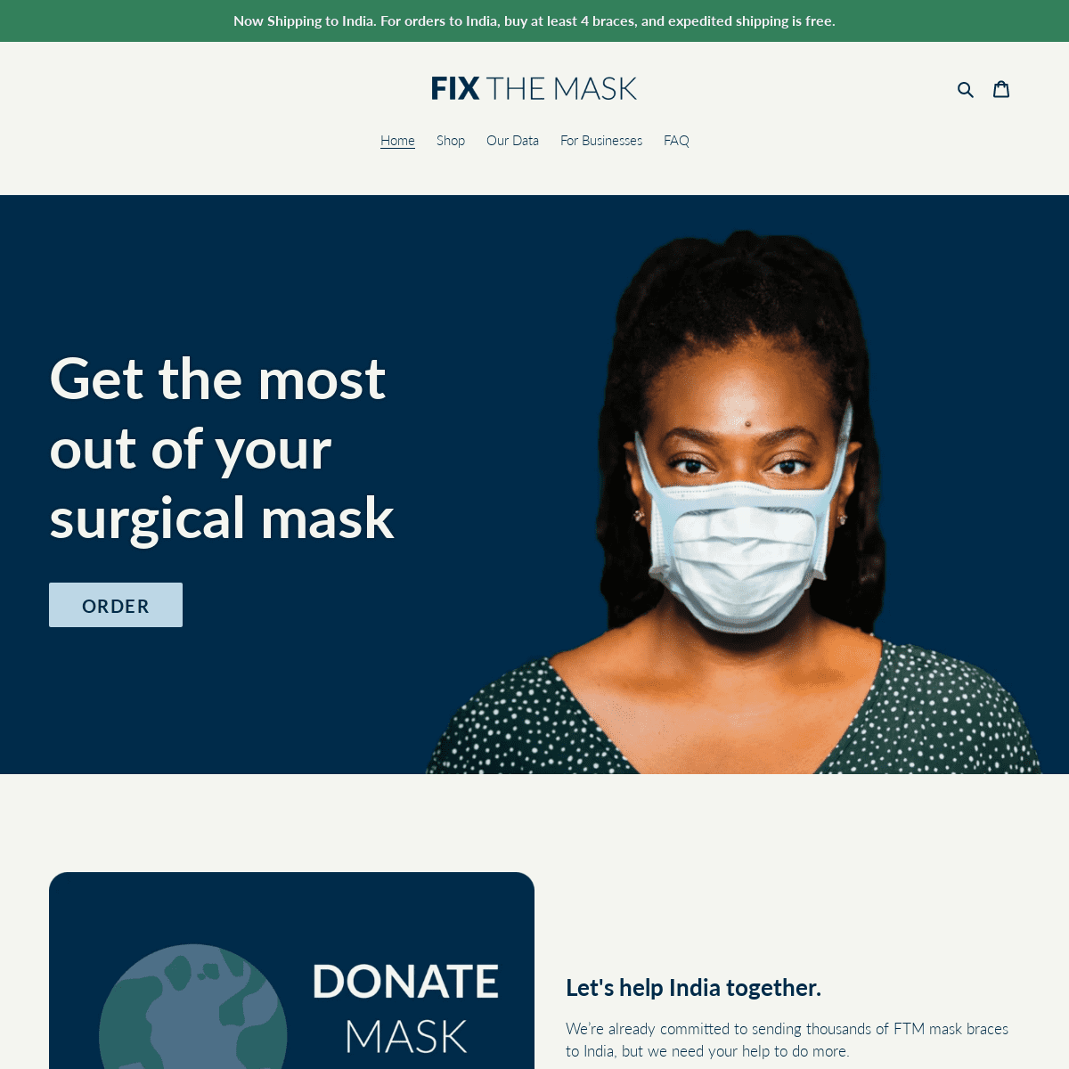 A complete backup of https://fixthemask.com