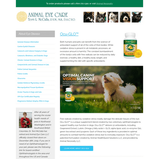 A complete backup of https://animaleyecare.net