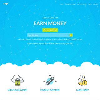 za.gl - Short your long links and get paid! Earn money for every visitor of your links.