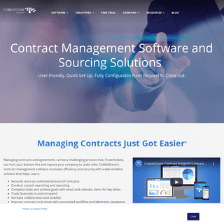 CobbleStone Software - Contract Management Software
