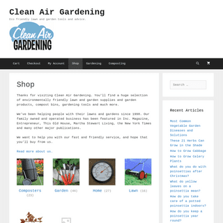 A complete backup of https://cleanairgardening.com