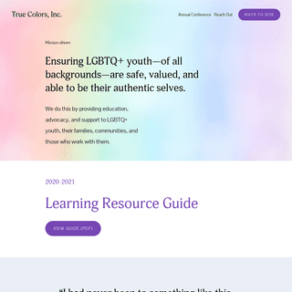 A complete backup of https://ourtruecolors.org