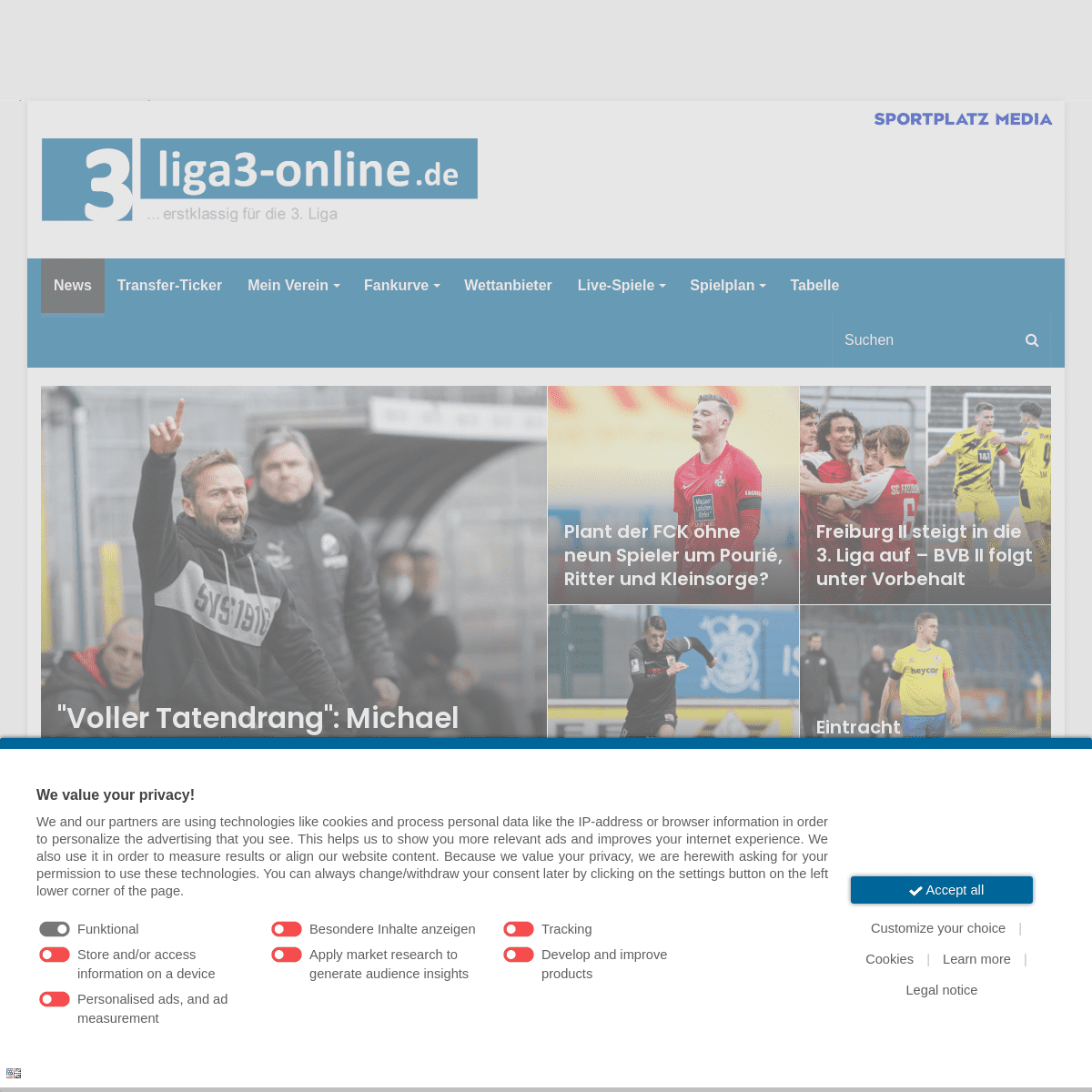 A complete backup of https://liga3-online.de