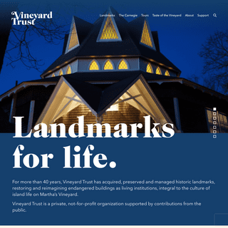 Vineyard Trust â€“ Landmarks for life.