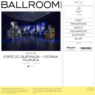 A complete backup of https://ballroommarfa.org