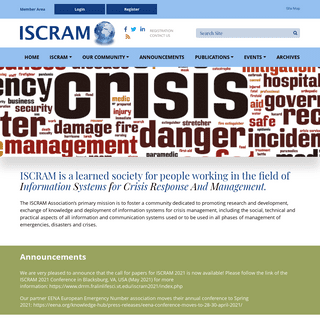A complete backup of https://iscram.org