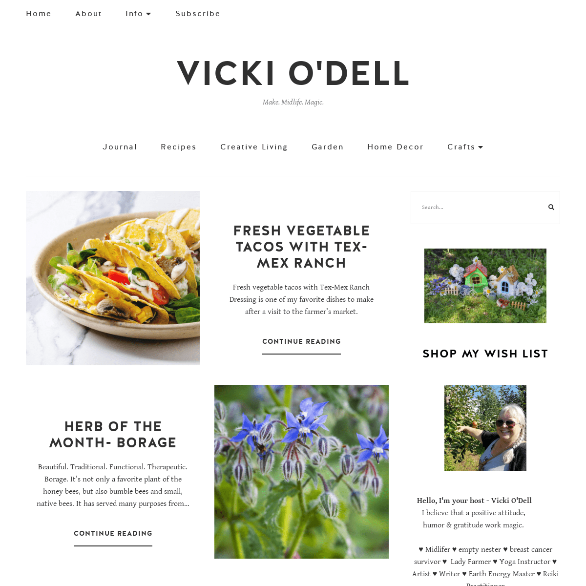 A complete backup of https://vickiodell.com