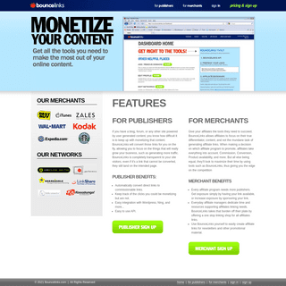 Monetize your blog, forum, social network and more with BounceLinks.com FREE