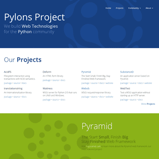 A complete backup of https://pylonsproject.org