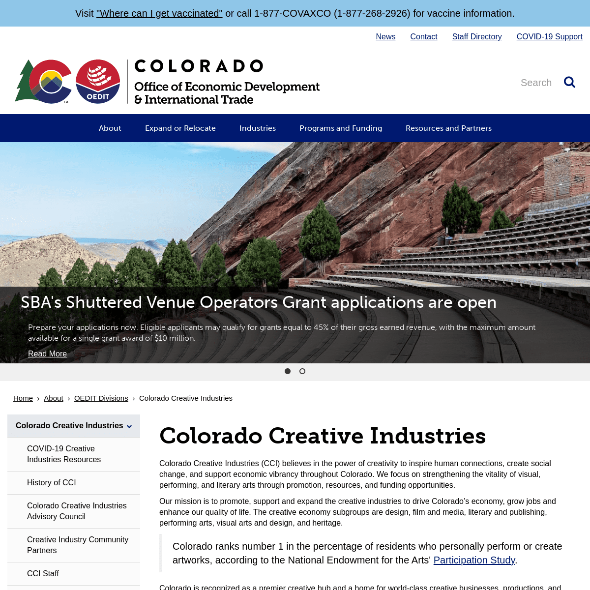 A complete backup of https://coloradocreativeindustries.org