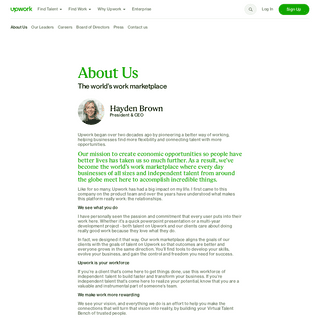 About Us - Upwork
