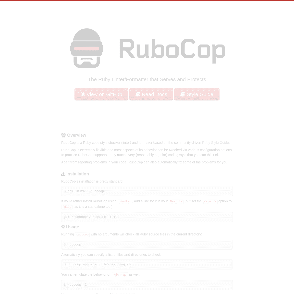 A complete backup of https://rubocop.org
