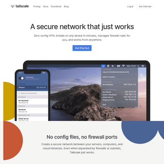 Best VPN Service for Secure Networks - Tailscale