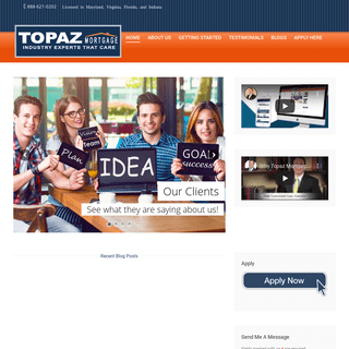 A complete backup of https://topazmortgage.com