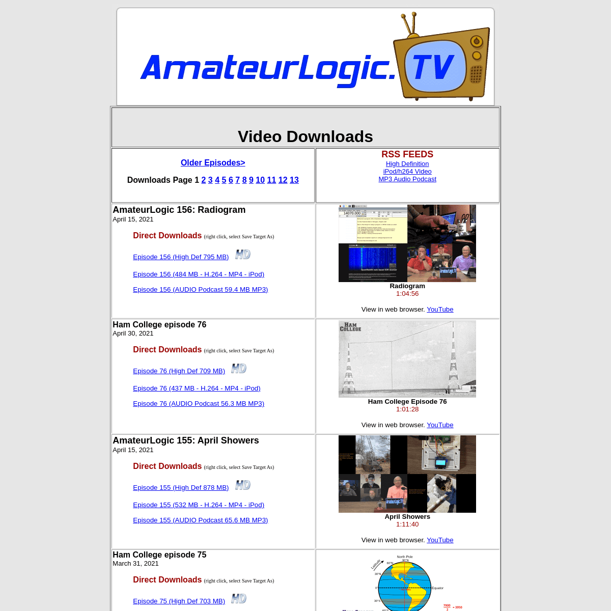 A complete backup of http://www.amateurlogic.com/downloads.htm