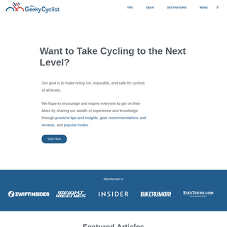 A complete backup of https://thegeekycyclist.com