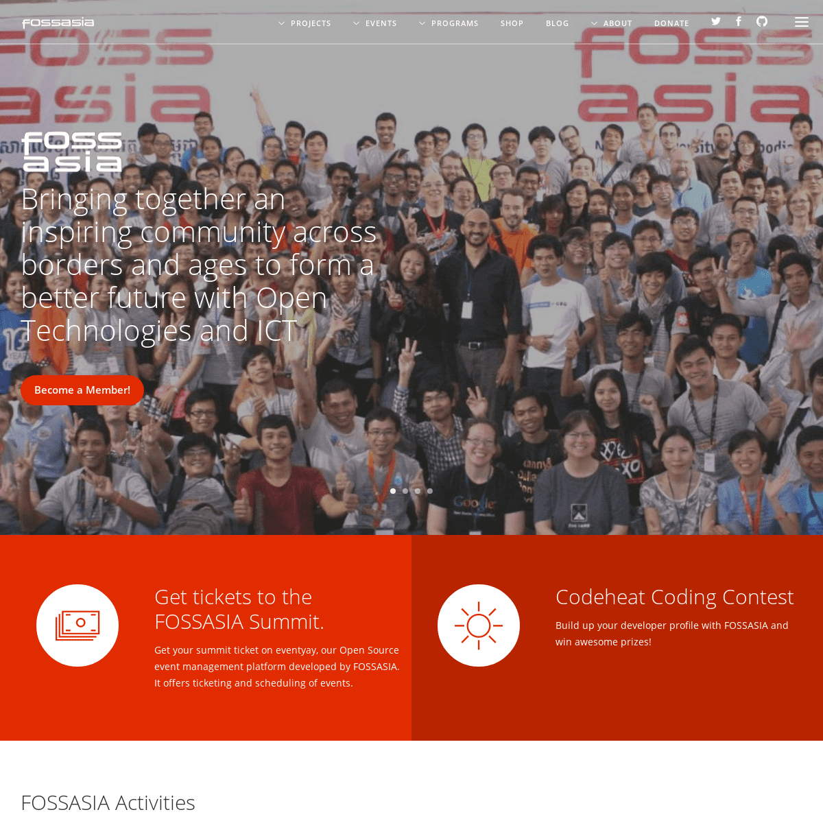 FOSSASIA - Asia`s Open Technology Organization - Developing Open Source Software, Open Hardware, Open Design, Open Data, Open Kn