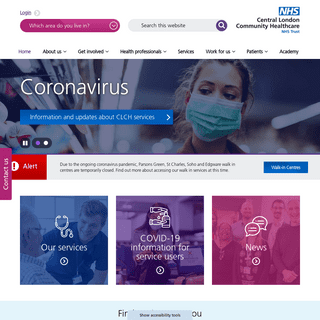 A complete backup of https://clch.nhs.uk