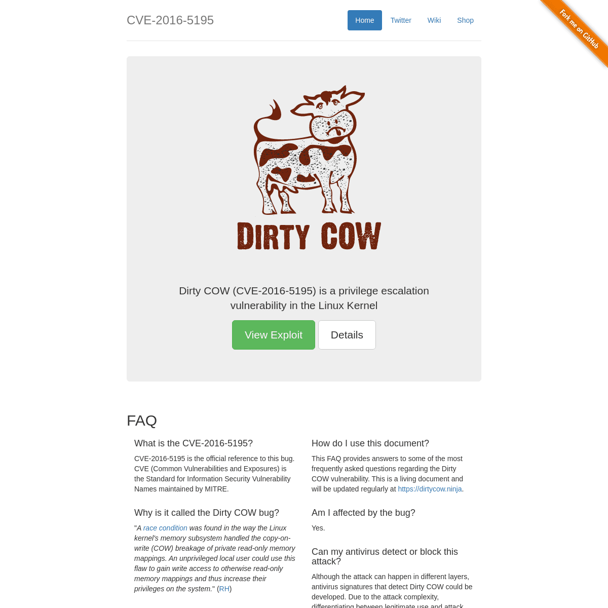 A complete backup of https://dirtycow.ninja