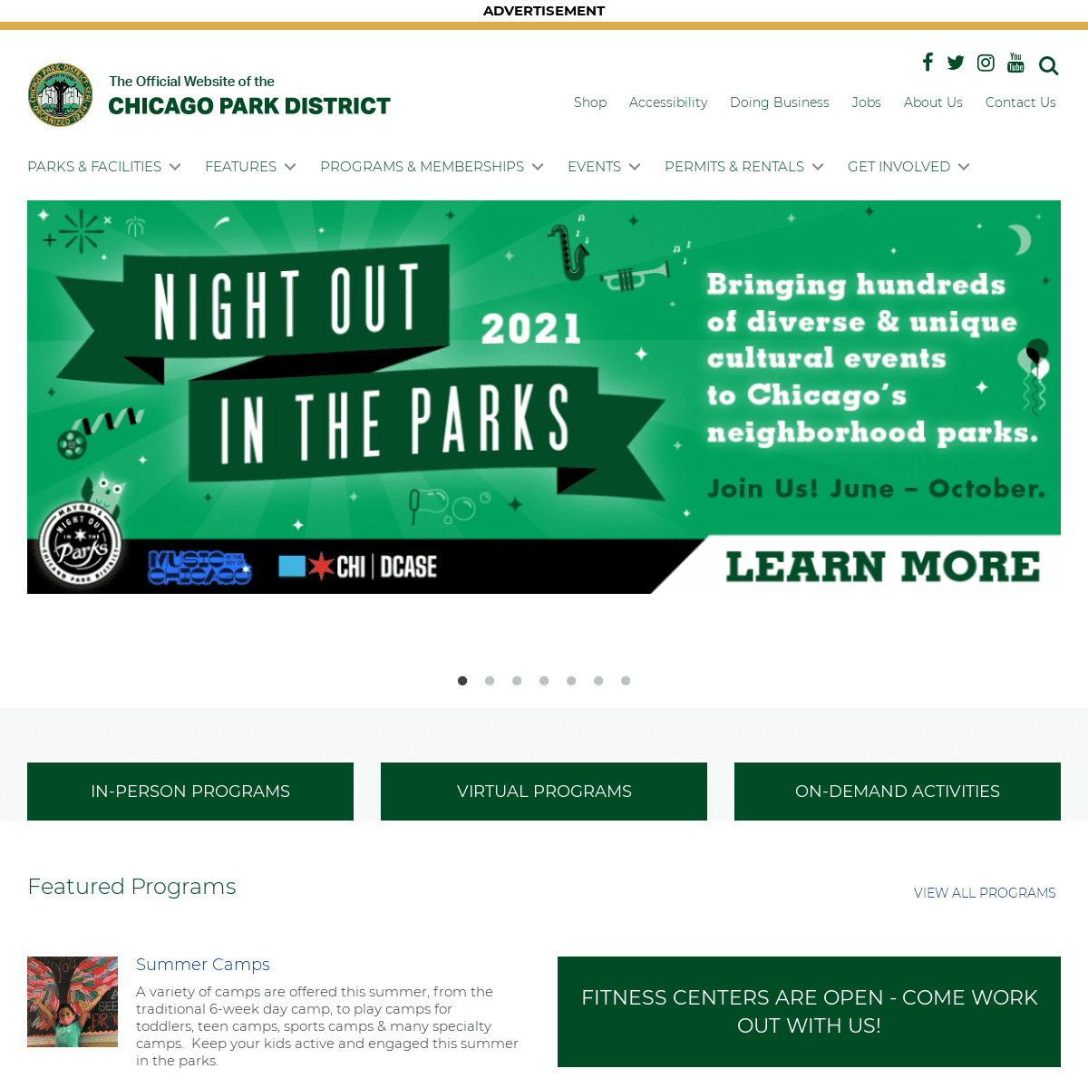 A complete backup of https://chicagoparkdistrict.com
