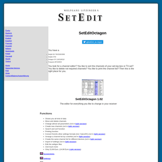 A complete backup of https://www.setedit.de/SetEdit.php?spr=2&Editor=76