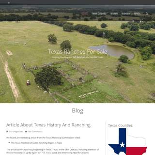 Texas Ranches For Sale - Helping You Buy And Sell Ranches And Land In Texas