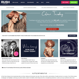 Hair & Beauty Salons - Rush Hair & Beauty