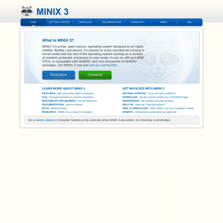 A complete backup of https://minix3.org