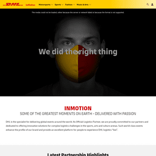 DHL InMotion - Latest news and stories on DHL`s partnerships