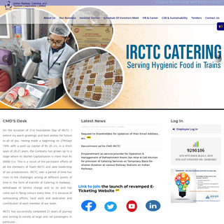 -- IRCTC Corporate Portal --