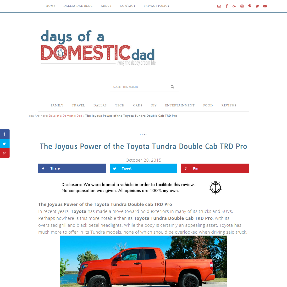 A complete backup of https://daysofadomesticdad.com/the-joyous-power-of-the-toyota-tundra-double-cab-trd-pro/